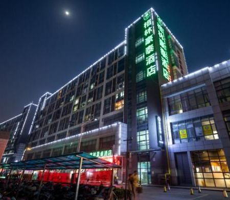 Greentree Inn Jiangsu Suzhou Suzhouleyuan Tianping College Business Hotel Exteriör bild